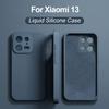 Чехол для Mi 13 Mi13 Pro Ultra Оригинальные квадратные жидкие силиконовые чехлы для телефона для Xiaomi Mi 13 Mi13T Pro Mi14 12 12x 13T Мягкая обложка