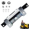 Lawn Mower Repair Kit Steering Rack Gear Plate Sturdy Steering Shaft Gear & Bushing Steering Gear Kit Tractor Accessories For