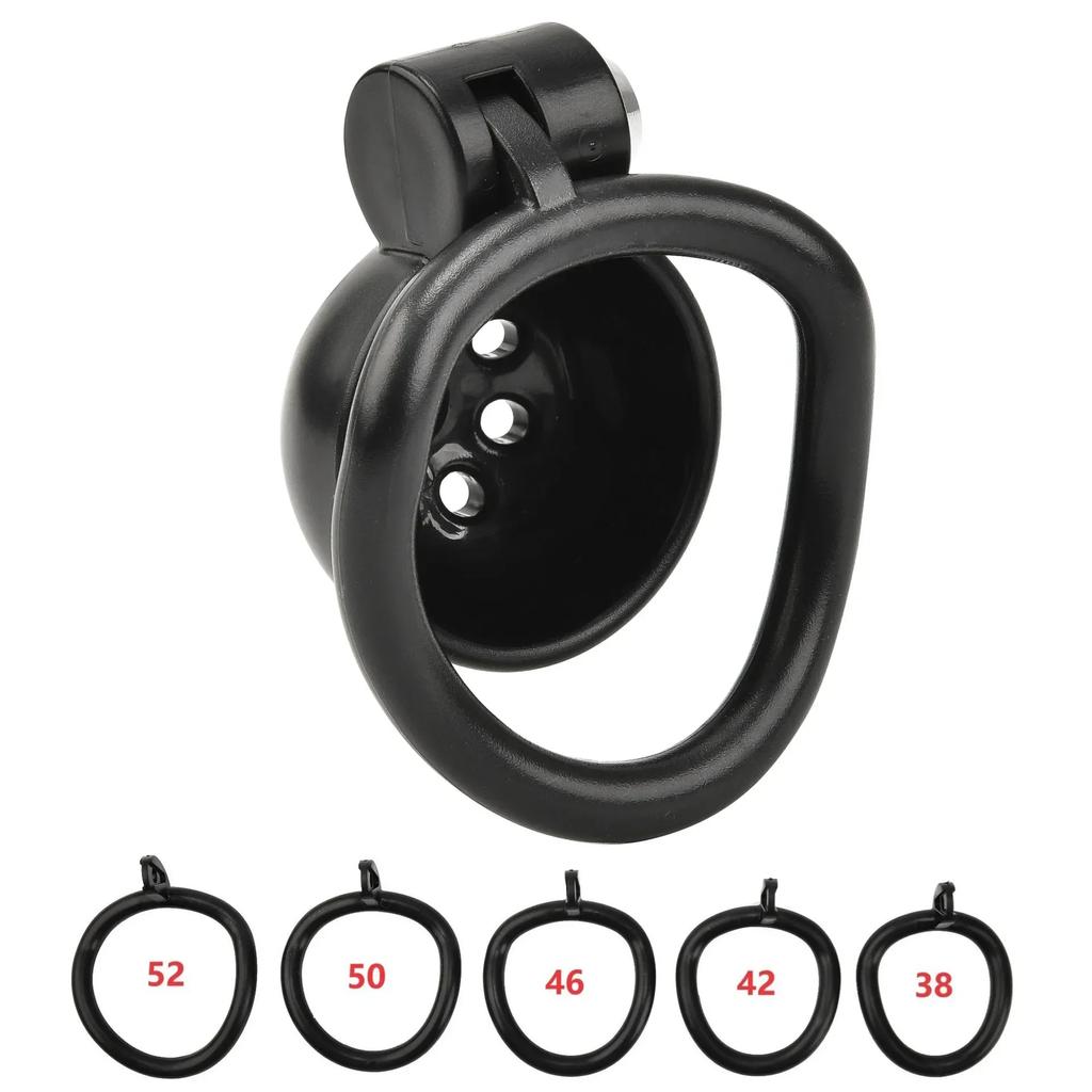 Male Penis Chastity Cage Set Small Bird Chastity Cage Belt With 5 Size Padlock Cock Ring Penis Lock Bondage Man Sex Toy