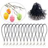 50Pcs Key Rings Cell Phone Braided Lanyard Cords Jewelry Findings DIY Rope Keychains Mobile Clasp