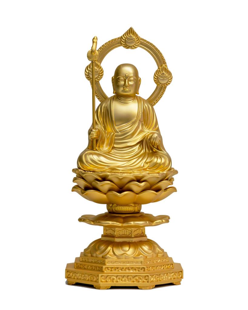 Buddha Statue Jizo Bodhisattva Seated Statue Karat Buddhist Hideun Makita Original Model for Safe Childbirth and Guardian Deity for Raising Takaoka