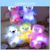 Teddy Colorful Glowing Bear Plush Toy Stuffed Animal Doll Decoration Gift Kids