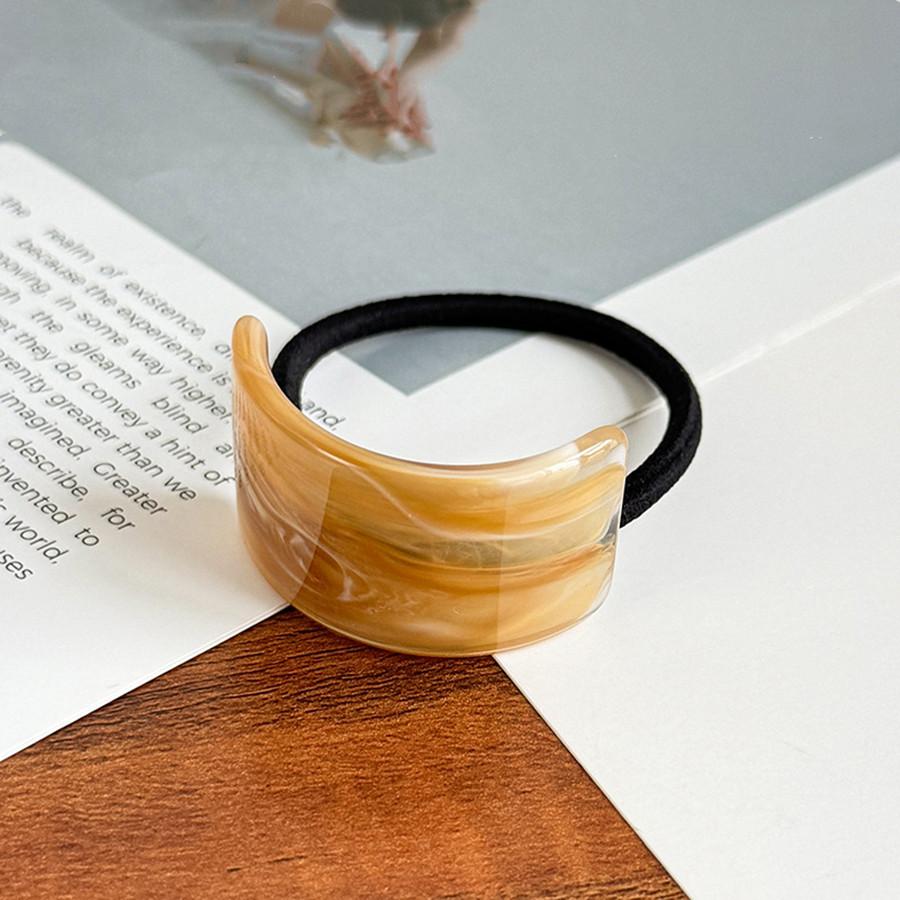 Корейское высококачественное текстурированное акриловое кольцо для волос, ретро высокоэластичная резинка для хвостика, веревка для волос, аксессуары для волос для женщин