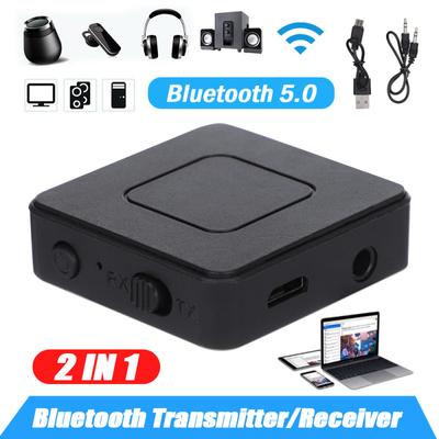 Приемник-передатчик 2-в-1 с поддержкой Bluetooth, домашний беспроводной аудиоконвертер-адаптер для ТВ