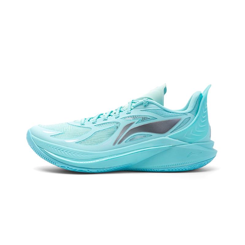 Li Ning Sonic 12 Xu Jie PE Edition Low Top Professional Competition Basketball Shoes Men Sneakers Island-Blue ABAU019-29