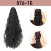 MISS WIG Synthetic Claw Clip In Ponytail Hair Extensions Hairpiece Hair Bun Fake Black Natural Hair False Pigtail For Women