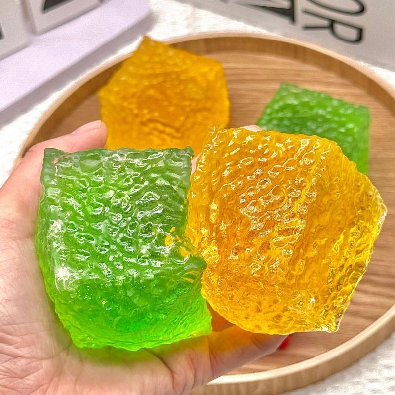 Сенсорный кубик-антистресс для снятия напряжения, медленно поднимающийся кубик-фиджет с текстурой, сжимаемые игрушки, мягкий кубик льда-антистресс для детей