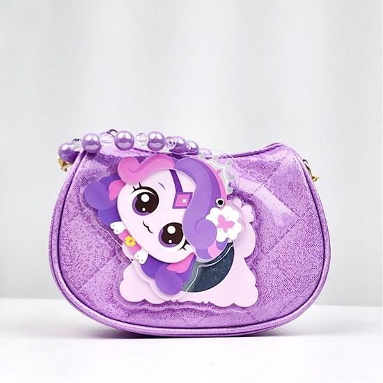 Haute Anjou Girls' Catch Tinipping Lucky Ping Anjou Mirror Hand Cross, a Popular Character In Korea