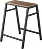 Jitsugyo Stool H45 Black W36 X X H45cm Tower Stackable Chair No Assembly Required 1470 [Completed Product] D36.3