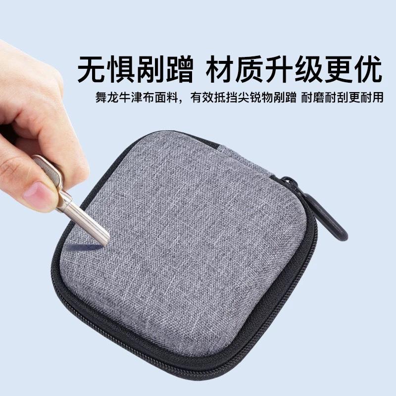 Mini Portable Eva Storage Bag Pouch Carrying Bag Zipper Earphone Case For Airpod Earphone/Phone/Charging Cable Accessories