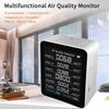 8 в 1 Интеллектуальный анализатор качества воздуха Одна машина Три экрана PM2.5 PM1.0 PM10 HCHO TVOC CO2 Детектор температуры и влажности
