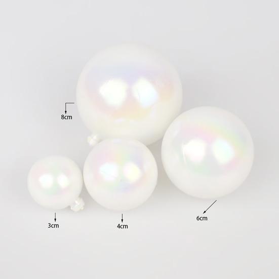 18 шт. переливающиеся рождественские шары DIY поделки котел на Хэллоуин пузырьковый пластиковый шар украшение для рождественской елки день рождения свадьба декор