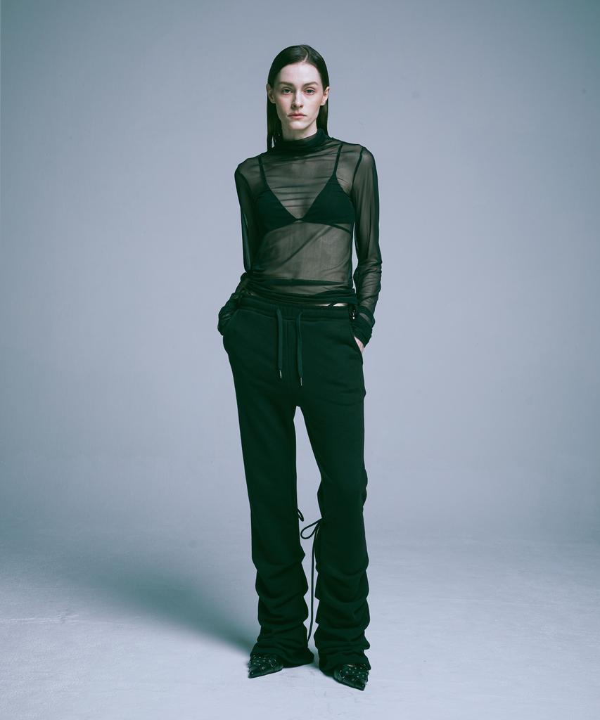 SSY Curtain Flare Back String Training Pants