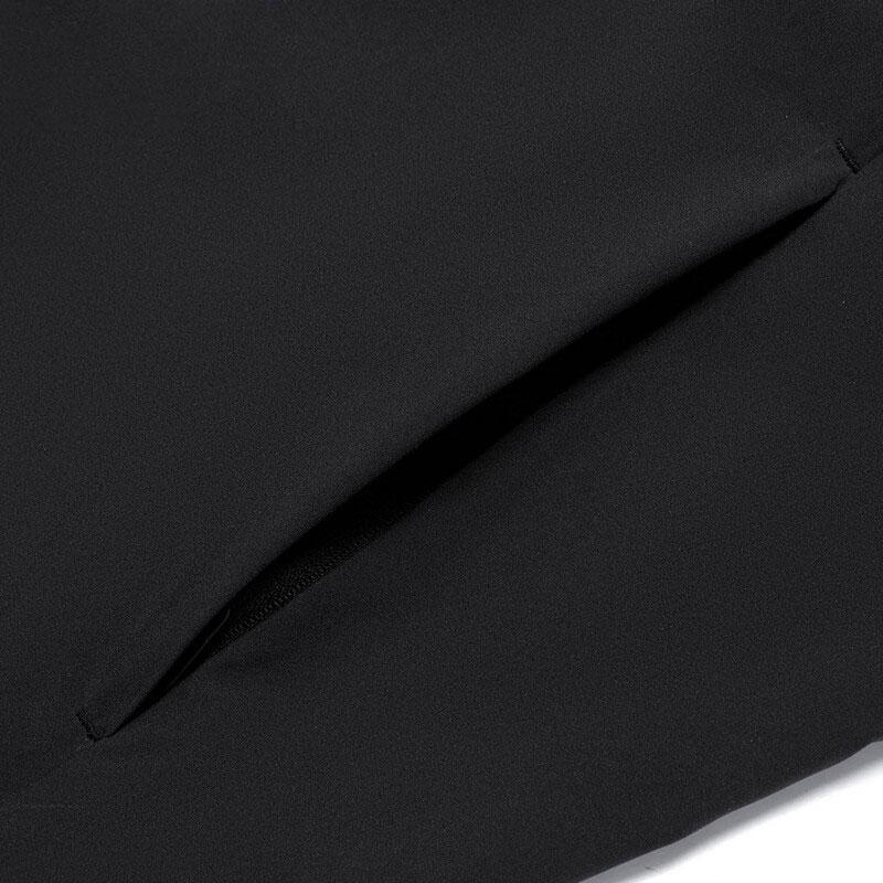 Li Ning Running Series Logo Print Ветрозащитная водоотталкивающая светоотражающая спортивная куртка с капюшоном Мужские куртки черного цвета AFDU047-1