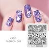 Fashion 088 Nail Stamping Plate Nail Printing Stencil for Nail Stamping Polish Nail Stencil Template