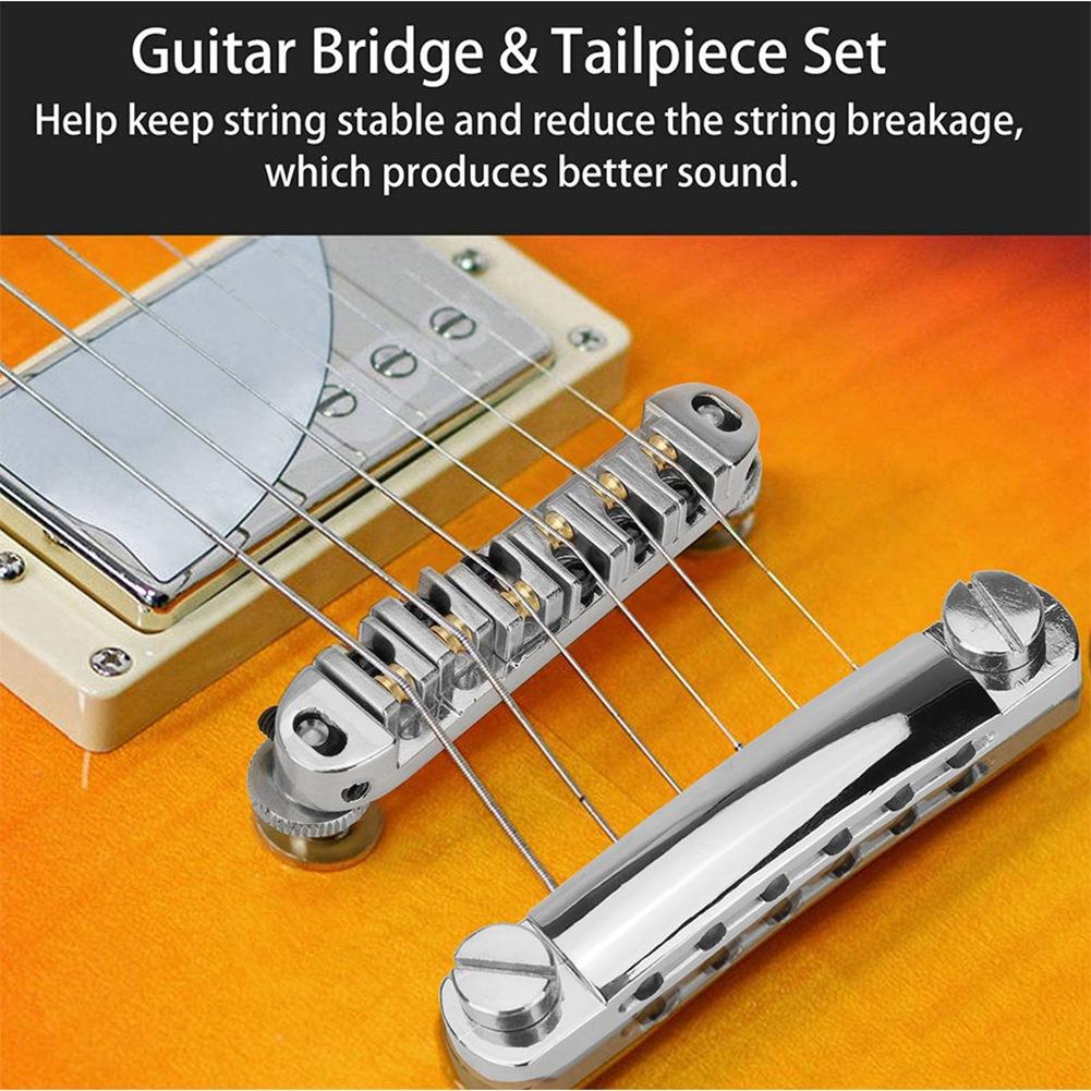 Струнодержатель для LP-гитары, верхний и нижний бриджи, бридж на подшипниках для электрогитар Les Paul, SG и LP