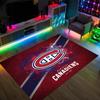Дизайн Montreal Canadiens Кристальный Велюровый Ковер Уютный Не?Нескользящий ковер с принтом для спальни, гостиной, прихожей
