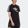 adidas Женская футболка с коротким рукавом Originals Trefoil Черная HC7039