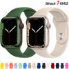 Silicone Strap For Apple Watch Band 41mm 44mm 38mm 45mm 40mm 42mm Breathable Watchband Bracelet iWatch Series 7 6 5 4 3 2 1