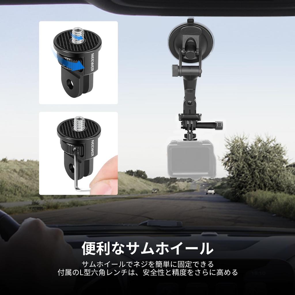 Адаптер для крепления экшн-камеры NEEWER, алюминиевый переходник с винтом, алюминиевый адаптер для крепления на штатив, крепление на мини-штатив, адаптер для крепления на штатив