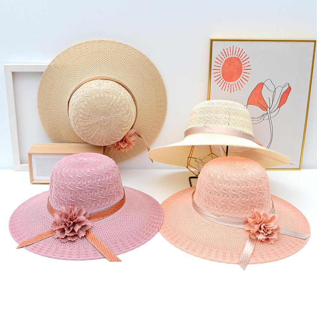 Новая летняя женская соломенная шляпа, пляжная шляпа, уличная солнцезащитная шляпа с защитой от ультрафиолета, защита от солнца и солнцезащитный козырек