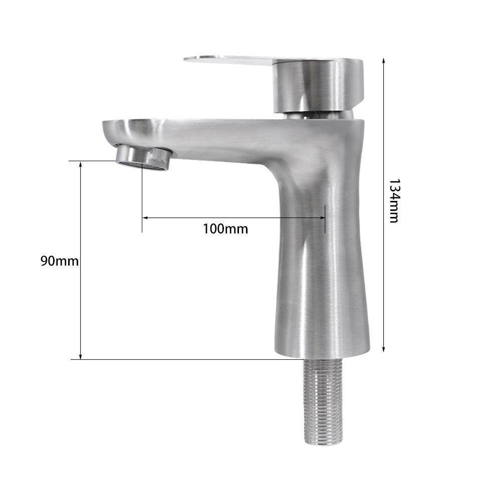Rust-proof Single Cold Basin Sink Faucet Anti-Leakage Lavatory Vanity Sink Tap  Toilet Diverter