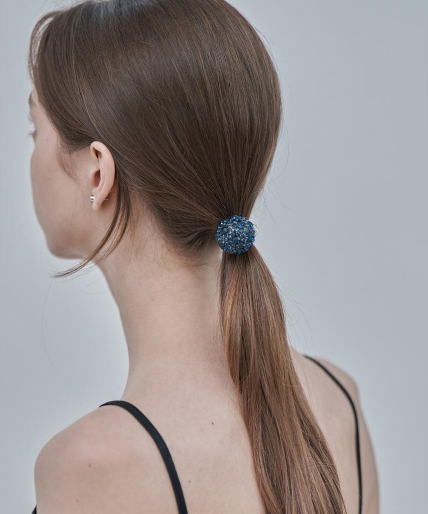Ellejewelry Блестящая Резинка для Волос с Бусинами Elsc011