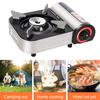 Mini Butane Stove 2900W Windproof Outdoor Camping Hiking Stove Aluminum Alloy Portable Indoor Outdoor Cooking Single Burner Gas Stove
