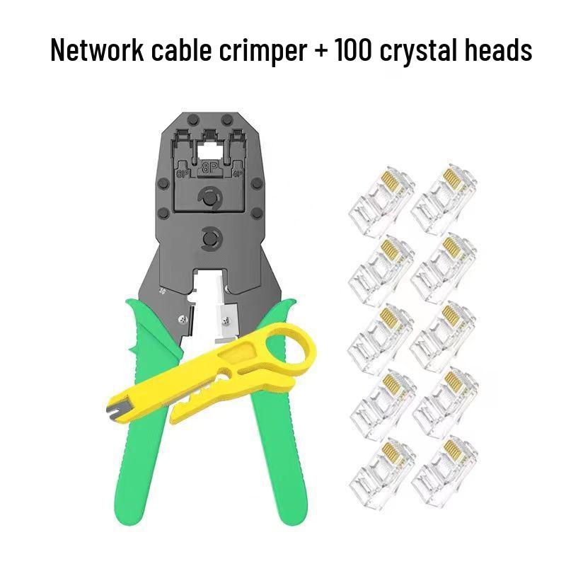 Профессиональный многофункциональный набор для обжима и тестирования сетевых кабелей для Cat 5/6