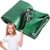 Heavy-Duty Tarp, 1.5x2 M, 500g/m?, Waterproof Fabric, Flood Protection, Typhoon Protection, Flooding, Rain, and Flooding, LXX94W, Green