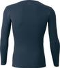 ZETT Baseball Deodorizing Crew Neck Long Sleeve Fitted Navy Size L Men's Underwear, Undershirt, (2900),