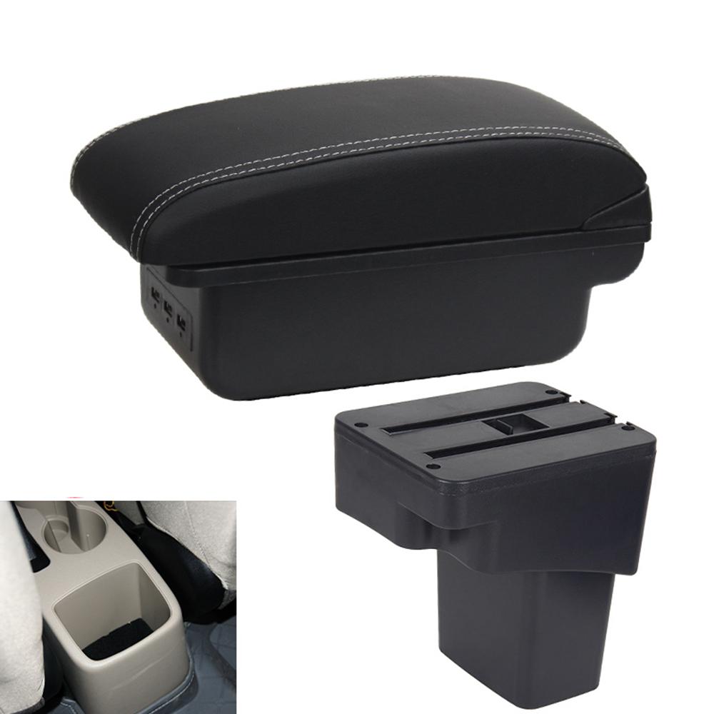 Для Hyundai Solaris автомобильный подлокотник 2013-2016 часть модернизации центральной консоли аксессуары для хранения деталей интерьера зарядка через USB