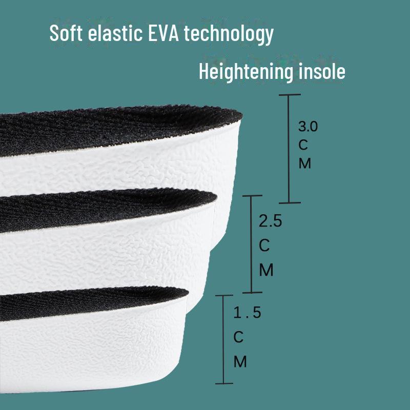 Амортизирующие стельки Boost для увеличения роста мужской и женской спортивной обуви