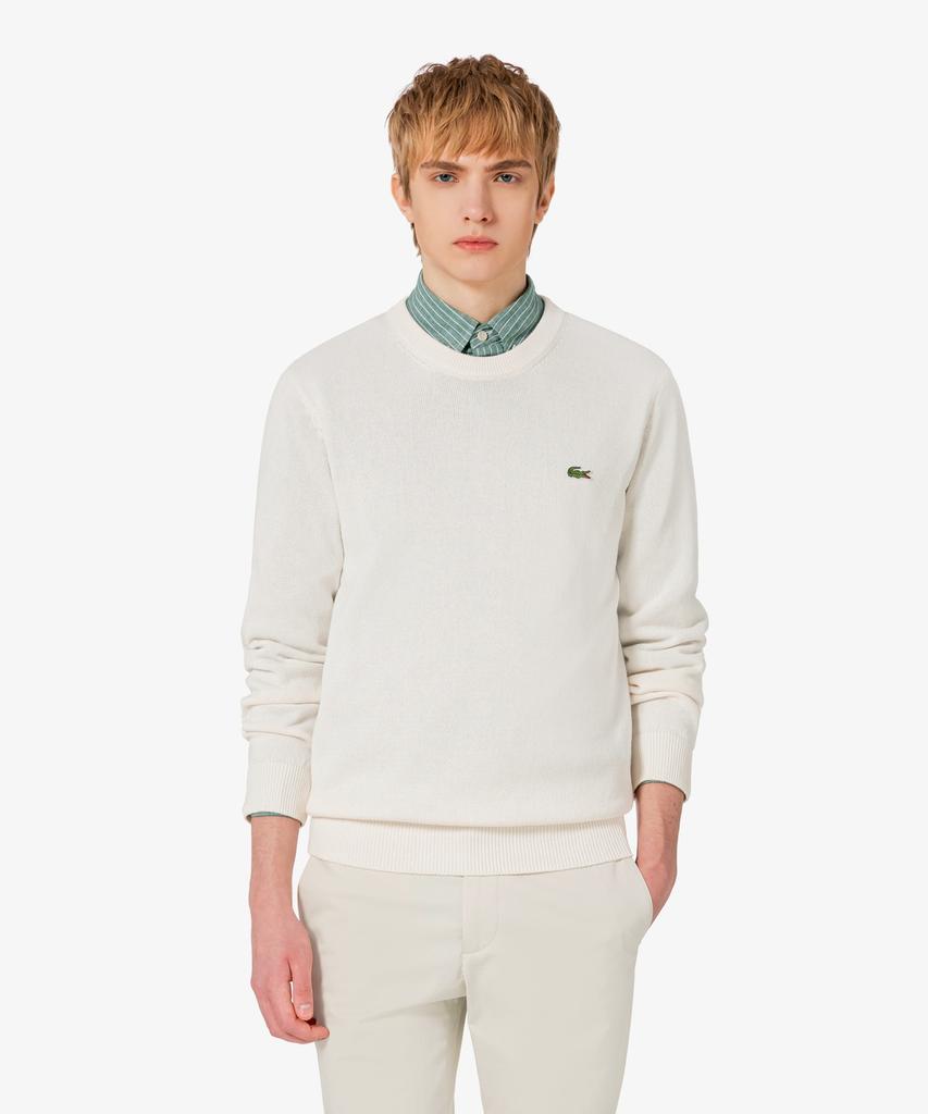 LACOSTE Men'S Paper Long Sleeve Crewneck Pullover Ah598E-56G Xfj