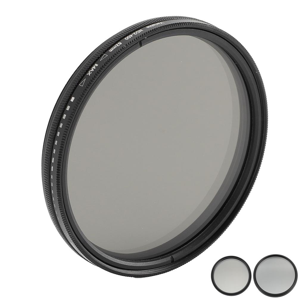 Регулируемый фильтр нейтральной плотности с алюминиевой оправой из оптического стекла для камеры, фильтр ND2 - ND400