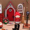 Christmas Village Gnomes And Elf Door Miniature Set Dollhouses Tabletop Decoration