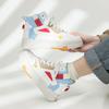 Super Soft-soled High-top Little White Shoes Women's Shoes 2024 Spring New Platform Shoes Women's Autumn and Winter Popular Versatile Sports Shoes