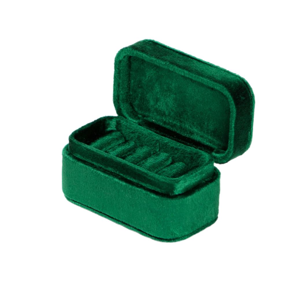 Wedding Rings Bearer Box Square Jewelry Organizer Velvet Rings Holder  Marriage Anniversary
