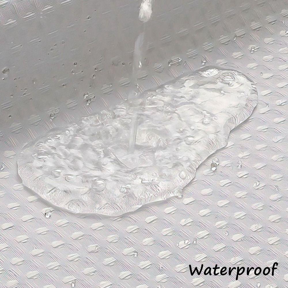 С прозрачным верхним окном Безкрючковая шторка для душа Съемная шторка для ванной Ванная комната