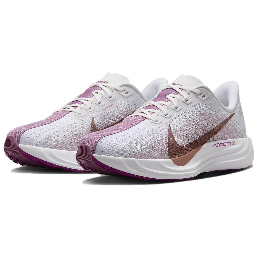 Nike Pegasus Plus белые платиновые фиолетовые бронзовые женские кроссовки сливово-пыльные металлик-красные-бронзовые FQ7261-108
