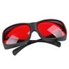 Laser Safety Glasses 200 To 590nm Black Frame Red Lens Eye Protection Goggles for Laboratory