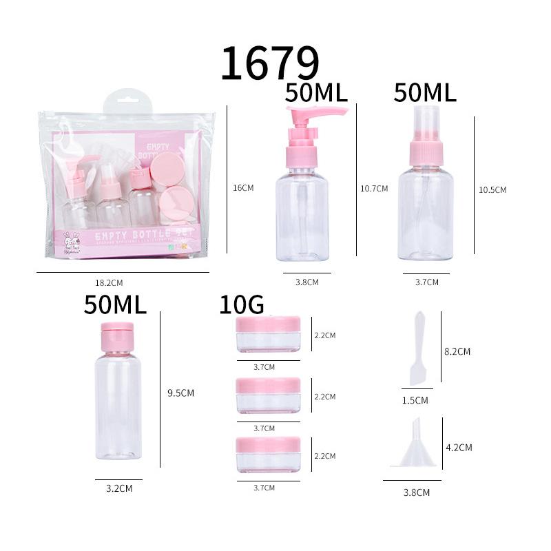 Портативный дорожный многоразовый набор пустых бутылок, контейнер для шампуня и геля для душа, может распылять лосьон, розлив в бутылки