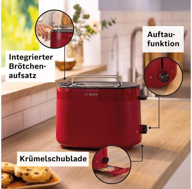 Toaster Bosch TAT2M124 My Moment Red