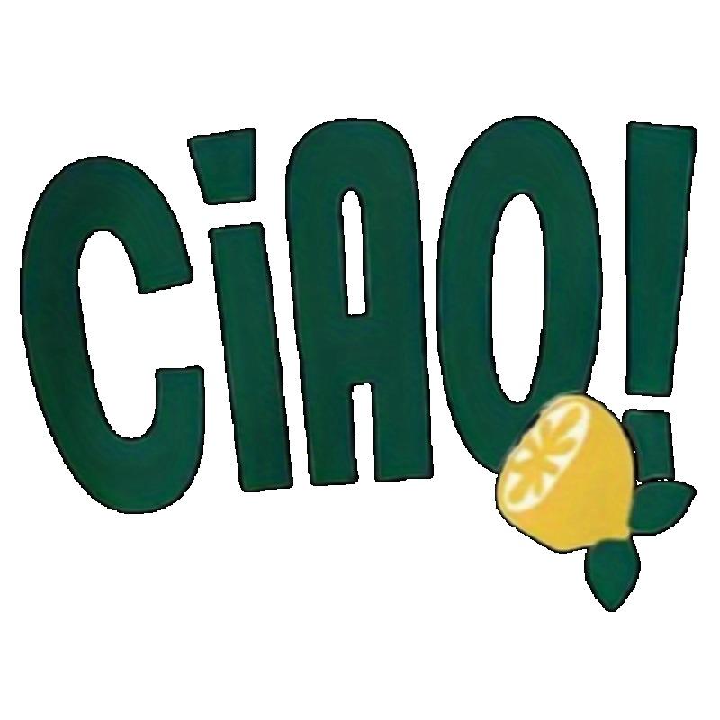 Черная футболка оверсайз с текстом Ciao и принтом лимона, повседневная одежда для женщин