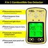 SMART SENSOR AS8900 4 In 1 Combustible Gas Detector Analyzer Handheld Multi Gas Monitor Gas Detector O₂ CO H₂S Analyzer