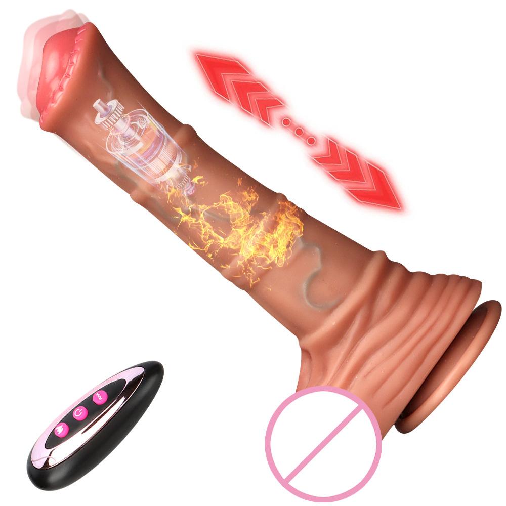 Horse-Shaped Dildo with Thrusting Motion - Realistic Animal Design Silicone Penis for Women, Electric Vibrating Massager Sex Toys