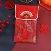 Парчовая ткань кисточка 2025 Денежный карман Весенний фестиваль Новый год Денежный мешок для женщин и девушек