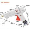 120W Industrial Thermostatic Glue Gun: Adjustable Constant Temperature with 11mm Hot Melt Glue Sticks for Home and Workshop Use