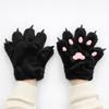 Cartoon Cosplay Costume Gloves Wolf Puppy Animal Claw Mittens Cute Plush Cat Paw Gloves  Party