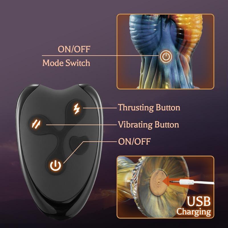 Фаллоимитатор для женщин, секс-игрушки с присоской, 7 режимов для стимуляции точки G, реалистичные толстые анальные фаллоимитаторы для женщин, пар